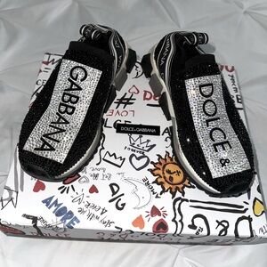 Dolce & Gabbana Crystal Sneakers